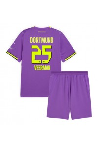 Borussia Dortmund Joey Veerman #25 Babyklær Tredje Fotballdrakt til barn 2026-27 Korte ermer (+ Korte bukser)